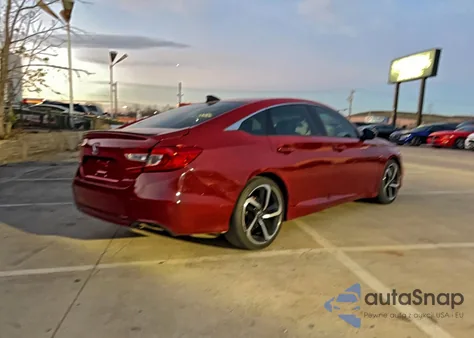 2021 Honda Accord Sport из США, поврежденный, VIN 1HGCV1F33MA061396